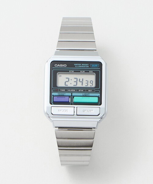 時計 CASIO A120WE-1AJF CASIO 国内正規保証 CASIO “STANDARD” A120WE-1AJF シルバー