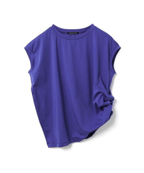 tシャツ mizuiro ind フレンチスリーブサイドアッププルオーバー レディース mizuiroind tシャツ mizuiro ind フレンチスリーブサイドアップ