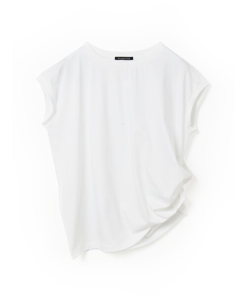 tシャツ mizuiro ind フレンチスリーブサイドアッププルオーバー レディース mizuiroind tシャツ mizuiro ind フレンチスリーブサイドアップ