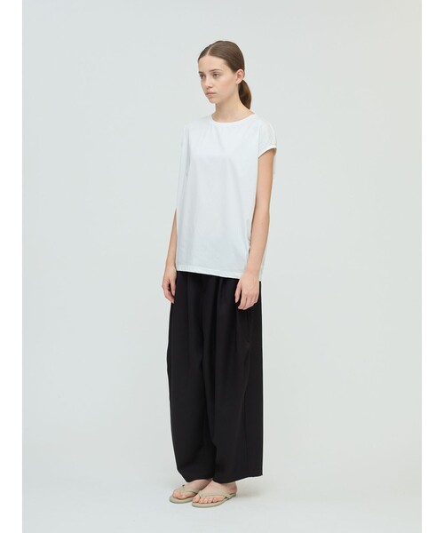 mizuiroind tシャツ mizuiro ind フレンチスリーブサイドアップ