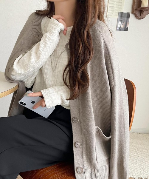 tシャツ 「予約受付中」ゆったりシルエットでこなれ感をプラス。フクレジャガードトップス（長袖） レディース | classicalelf | 10