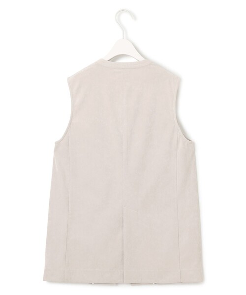 ICB（アイシービー） ベスト ジレ ストレッチスエード ジレ レディース