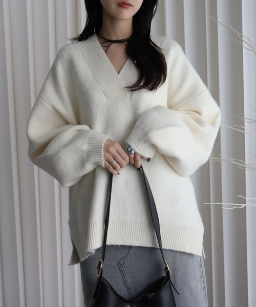 YENNA ニット セーター 「ふんわりもっちりボリュームニット