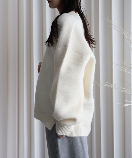 YENNA ニット セーター 「ふんわりもっちりボリュームニット