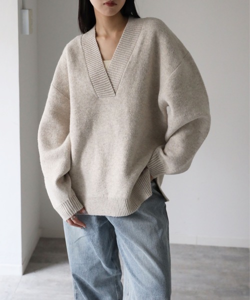 YENNA ニット セーター 「ふんわりもっちりボリュームニット