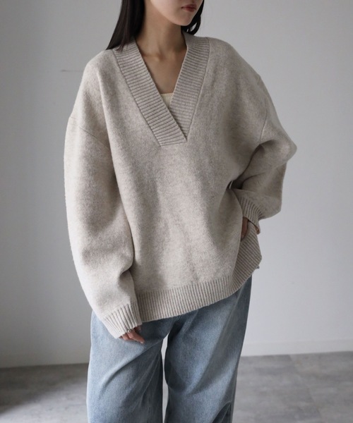 YENNA ニット セーター 「ふんわりもっちりボリュームニット