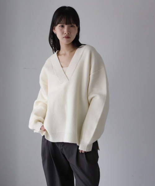 YENNA ニット セーター 「ふんわりもっちりボリュームニット