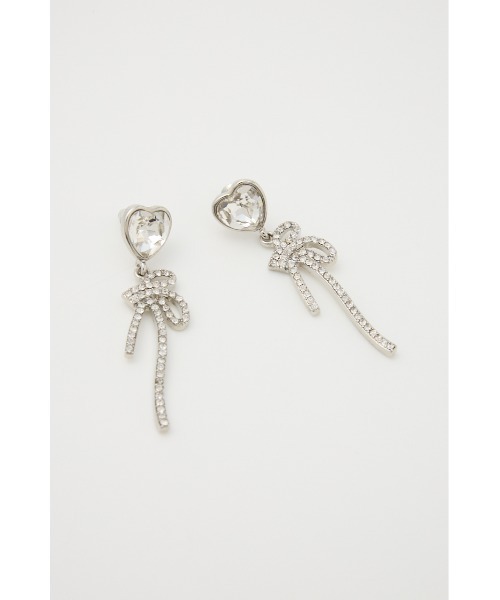 SLY ピアス RHINESTONE HEART P/EARRING ラインストーン ハート
