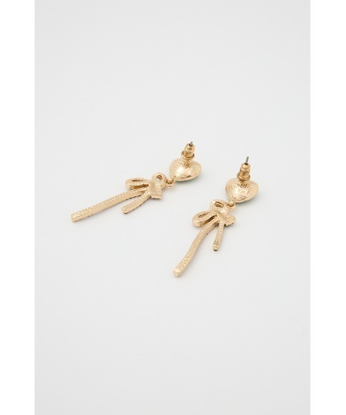 SLY ピアス RHINESTONE HEART P/EARRING ラインストーン ハート