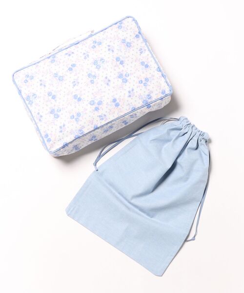 KID BLUE（キッドブルー） ポーチ -ピンドットフラワーG