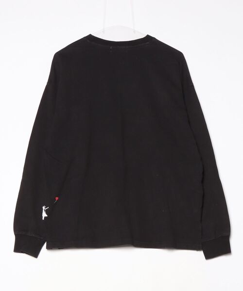 「BRANDALISED」 長袖Tシャツ M ブラック メンズ