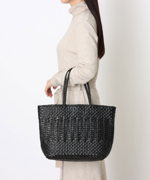 perche（ペルケ） トートバッグ perche / 牛革メッシュ編みトートL