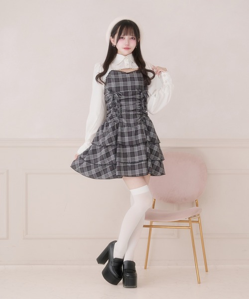 Pal elfy ブラウス シャツ クロップドレースブラウス レディース