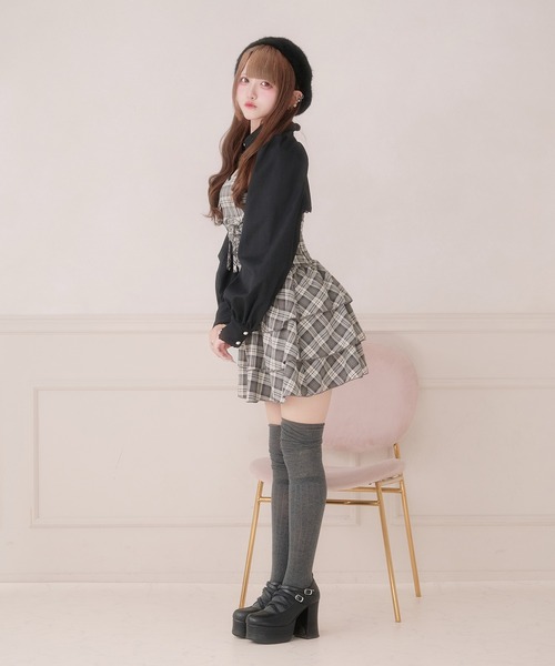 Pal elfy ブラウス シャツ クロップドレースブラウス レディース