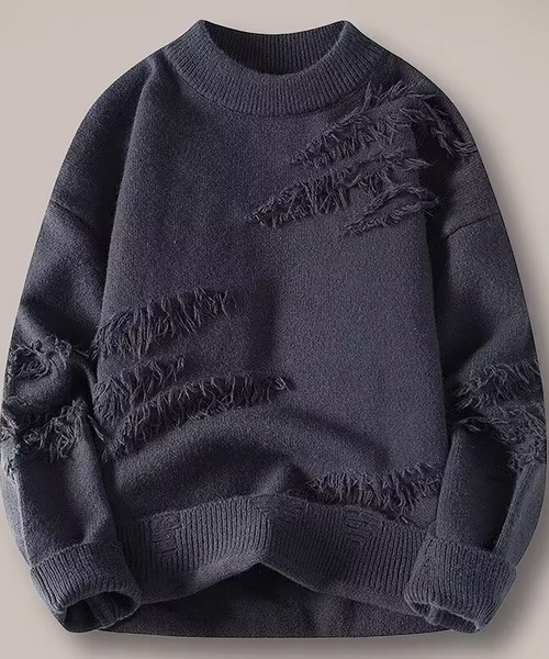 Evo+Revo（エボレボ） セーター ニット “ラフな毛並みで抜け感を表現