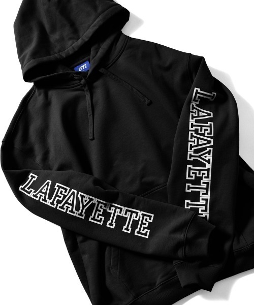 り*け様 ラファイエット　Lafayette ブラック パーカー XL LFYT パーカー ラファイエット「Lafayette」- プルオーバーパーカー