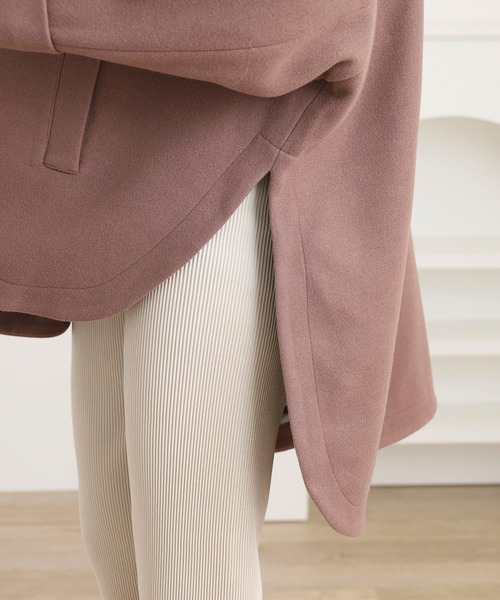 FUNALIVE（ファンアライブ） ポンチョ ウールライクメルトンポンチョ