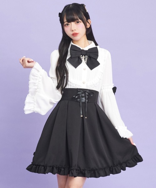 Secret Honey（シークレットハニー） スカート コルセット風裾フリル
