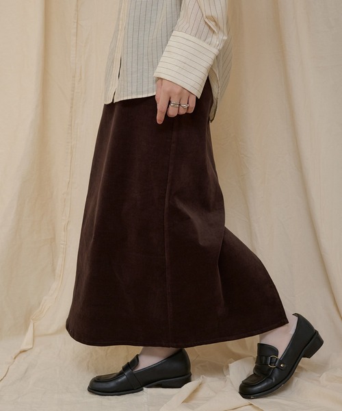 MUHET（ミュエータ） スカート 「set item」velour bustier ＆ skirt