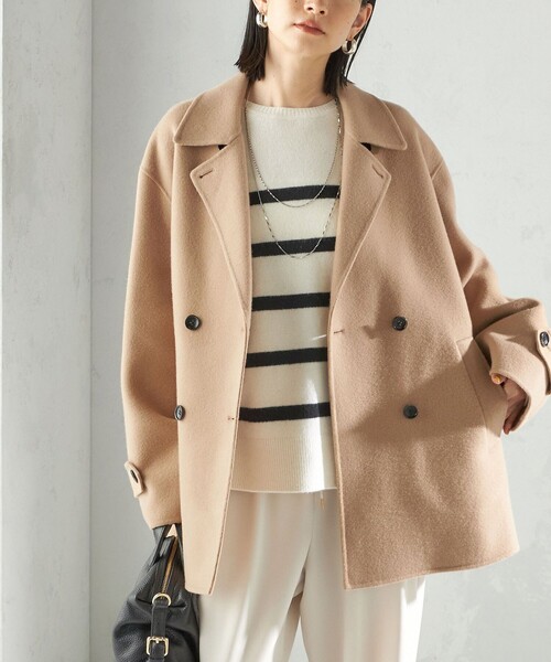 SHIPS（シップス） ピーコート pコート SUPER140 ダブル フェイス