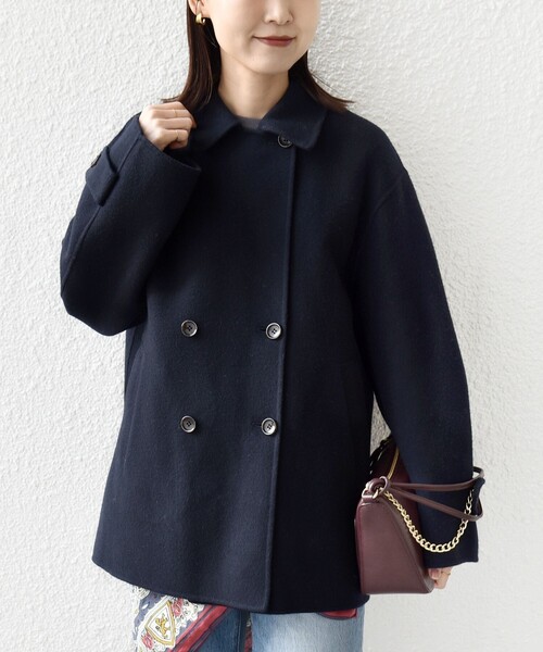 SHIPS（シップス） ピーコート pコート SUPER140 ダブル フェイス