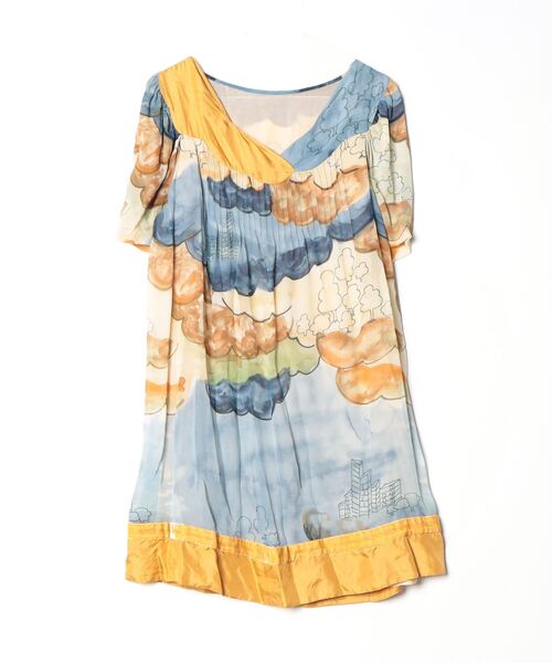 ツモリチサト　半袖ワンピース TSUMORI CHISATO（ツモリチサト） 半袖ワンピース 2 ブルー レディース