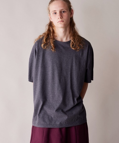 「rehacer」 半袖Tシャツ X-LARGE チャコールグレー メンズ_画像8