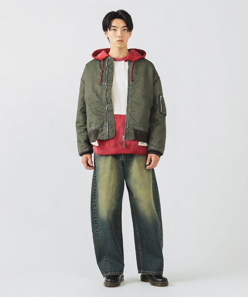 BEAMS HEART（ビームス ハート） ma1 ma-1 フェード MA-1 メンズ