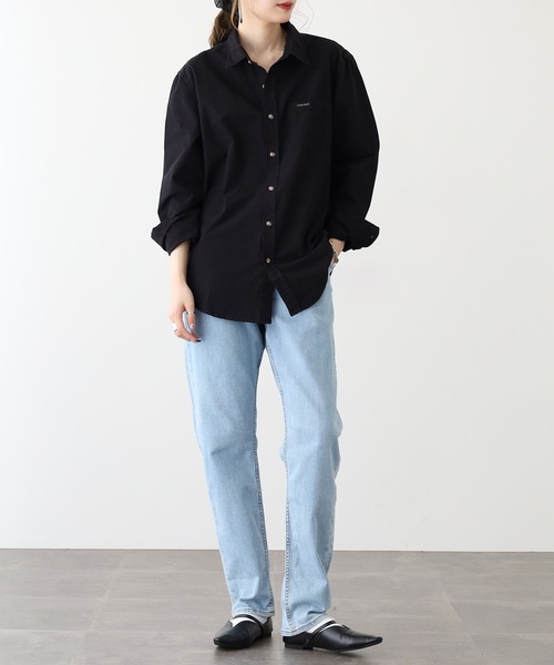 シャツ GUESS JEANS GJ LS SLIM POCKET SHIRT ゲス スリムフィット長袖 
