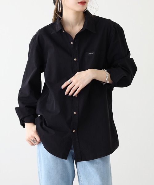シャツ GUESS JEANS GJ LS SLIM POCKET SHIRT ゲス スリムフィット長袖 