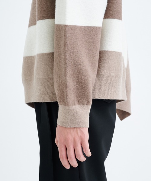 「CULLNI」 長袖ニット 2 ネイビー メンズ_画像8