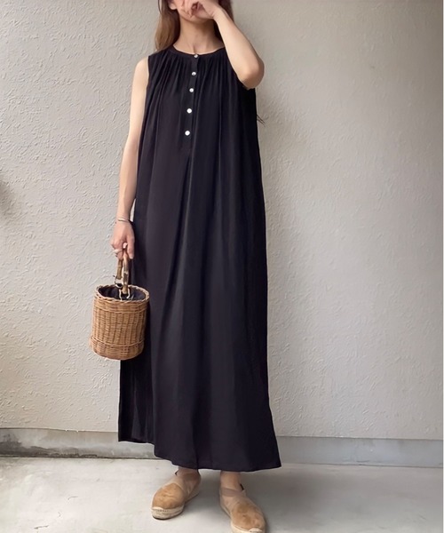 「FILLOU」 ノースリーブワンピース MEDIUM ホワイト レディース_画像2