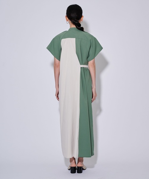 「CITY TOKYO」 半袖ワンピース 1 ブルー レディース_画像8