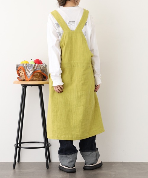 l'atelier Nuuit（アトリエ ヌイ） エプロン ワンピースエプロン