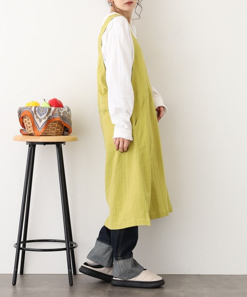 l'atelier Nuuit（アトリエ ヌイ） エプロン ワンピースエプロン