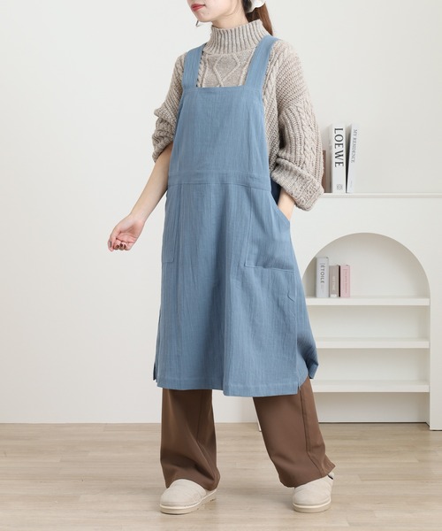 l'atelier Nuuit（アトリエ ヌイ） エプロン ワンピースエプロン