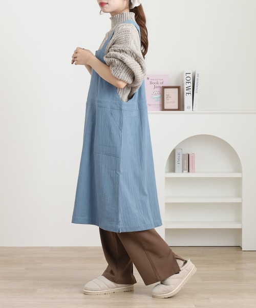 l'atelier Nuuit（アトリエ ヌイ） エプロン ワンピースエプロン