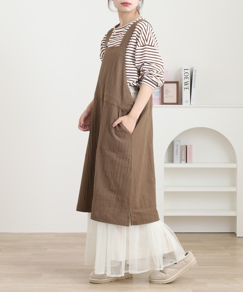 l'atelier Nuuit（アトリエ ヌイ） エプロン ワンピースエプロン