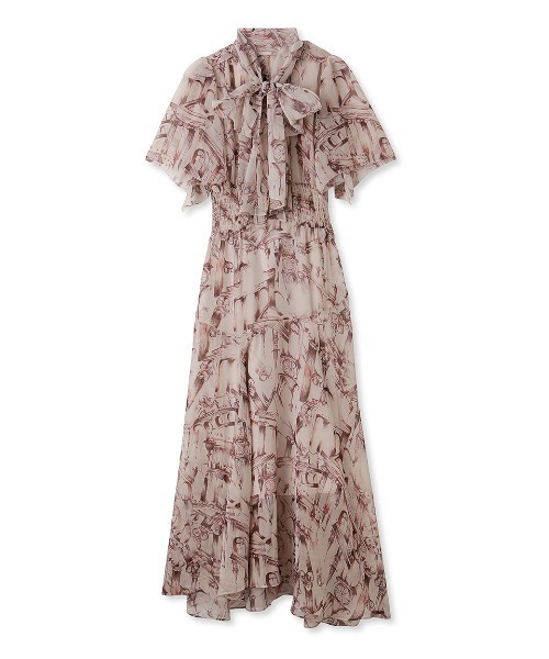 「SNIDEL」 半袖ワンピース 0 アイボリー レディース_画像3