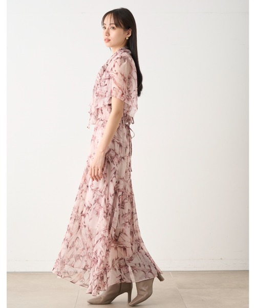 「SNIDEL」 半袖ワンピース 0 アイボリー レディース_画像8