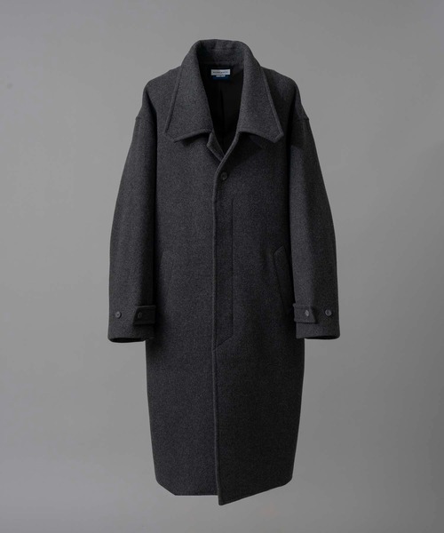 メゾンスペシャル　コート　黒　01 MAISON SPECIAL（メゾンスペシャル） コート チェスターコート