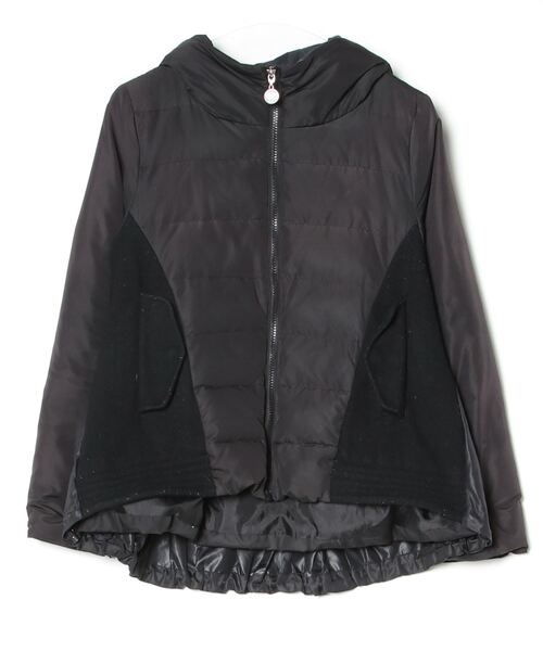 MARECHAL TERRE ダウンジャケット ブラック　サイズ2 MARECHAL TERRE（マルシャルテル） ダウンジャケット 2 ブラック