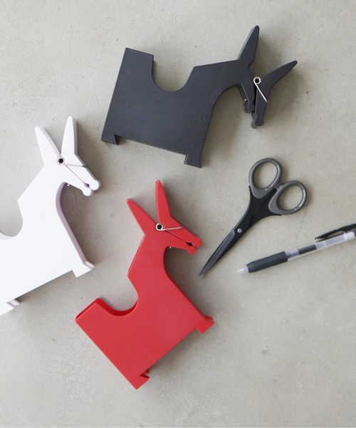 小物 ORG Port（ポート） 収納 「 」 ロバ型 メモスタンド 小物入れ