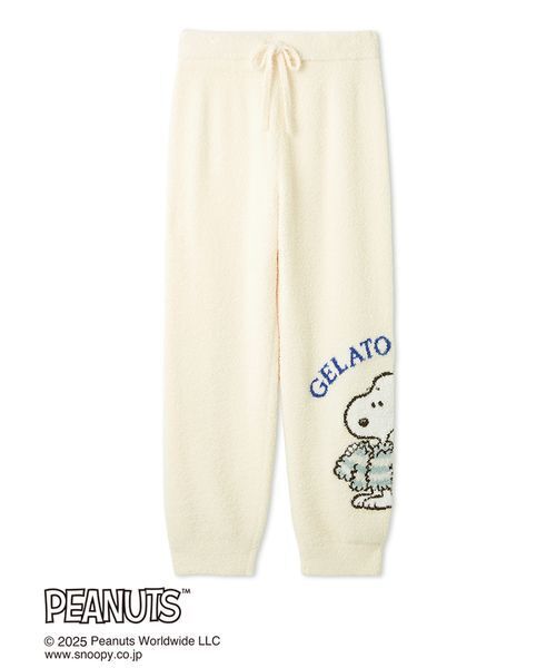 ジェラートピケ オム GELATO PIQUE HOMME PEANUTS オリジナルアート ジャガードロングパンツ pmnp255981 スヌーピー メンズ ルームウェア 部屋着 パジャマ 2025冬 ギフト プレゼントにおすすめ gelato pique（ジェラートピケ） パジャマ 「PEANUTS」「HOMME
