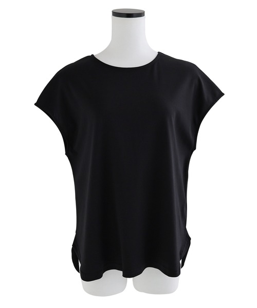 「evernavy」 「branshes」7分袖カットソー M ブラック レディース_画像3