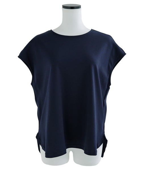 「evernavy」 「branshes」7分袖カットソー M ブラック レディース_画像5