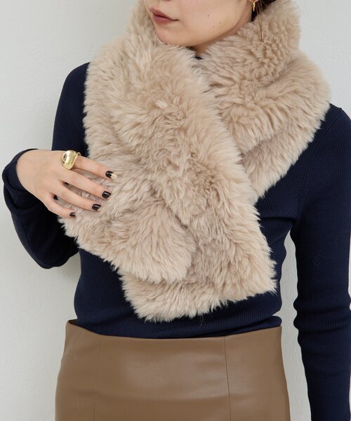 美品♡GALLARDAGALANTEマフラー GALLARDAGALANTE（ガリャルダガランテ） マフラー ストール 「スムーズ