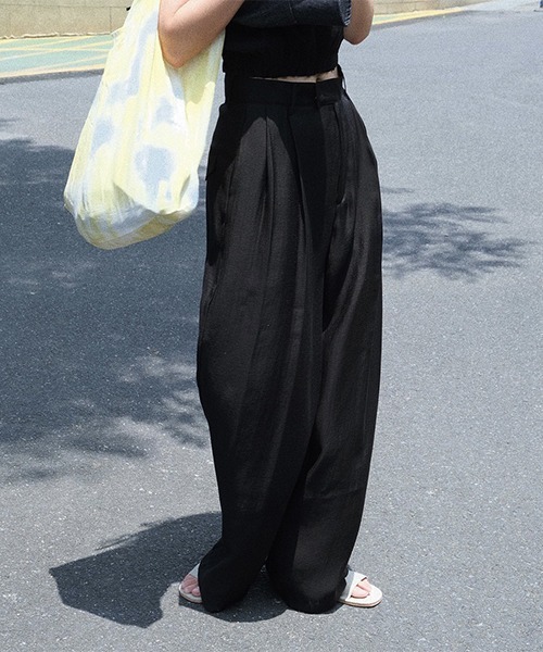 「chuclla」 パンツ L ブラック レディース_画像6