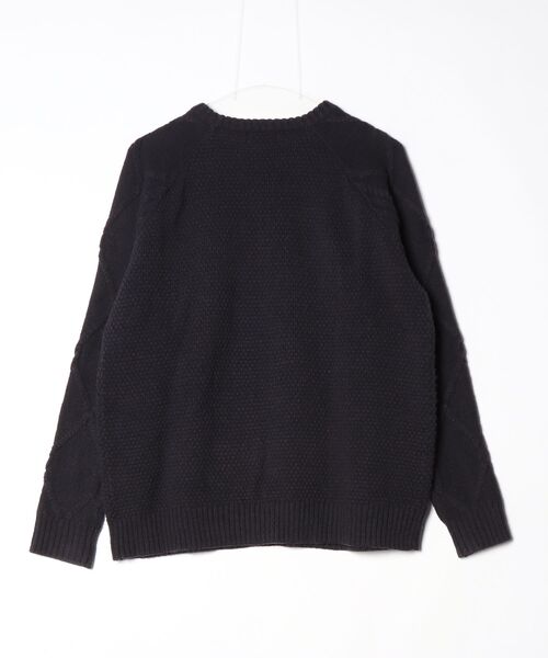 「gim」 長袖ニット S ブラック メンズ_画像2