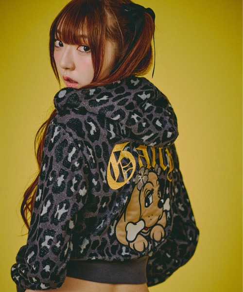 GALFY（ガルフィー） パーカー 「GALFY/ガルフィー」フユGAL豹パーカー